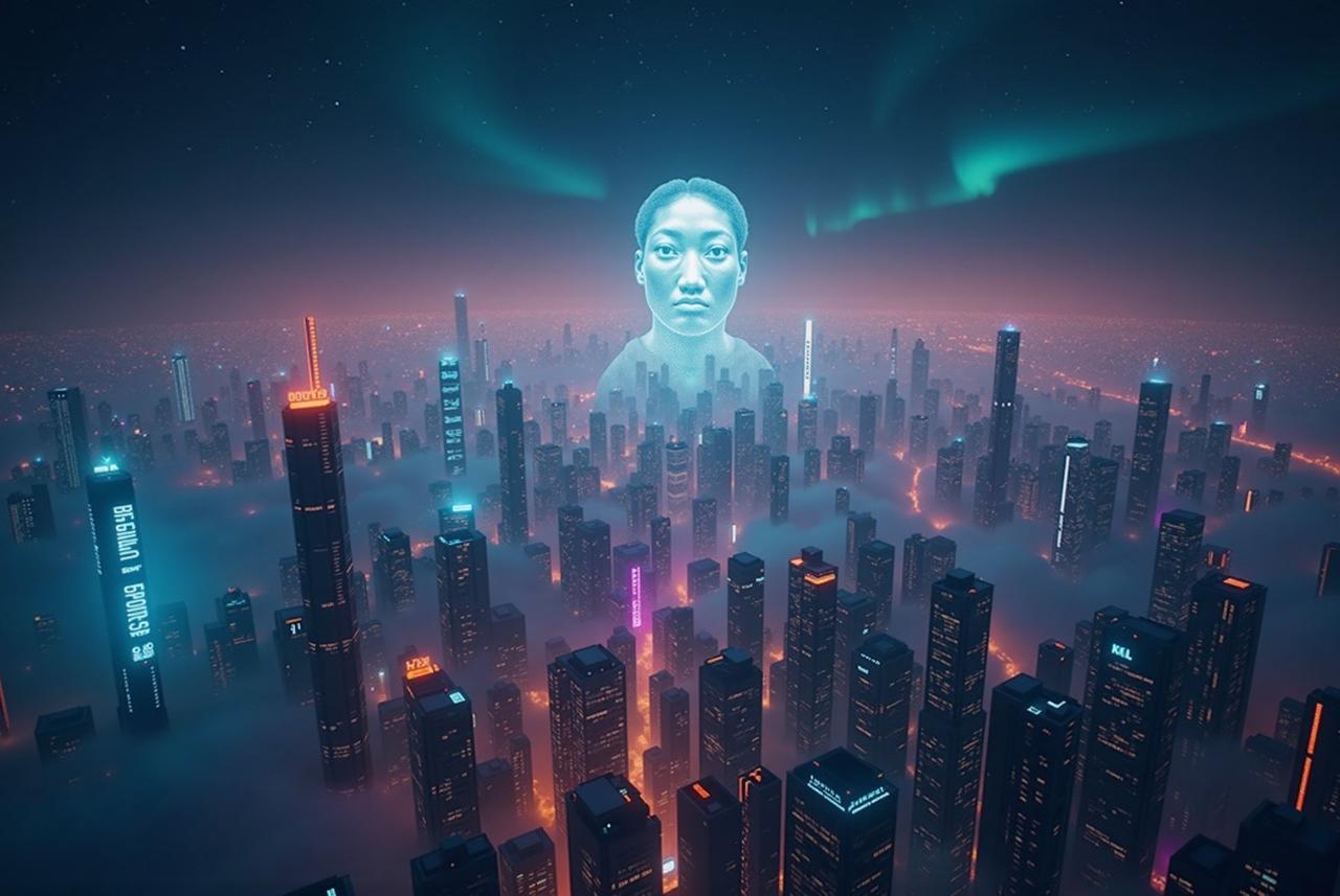 全能影视 - 赛博朋克城市夜景